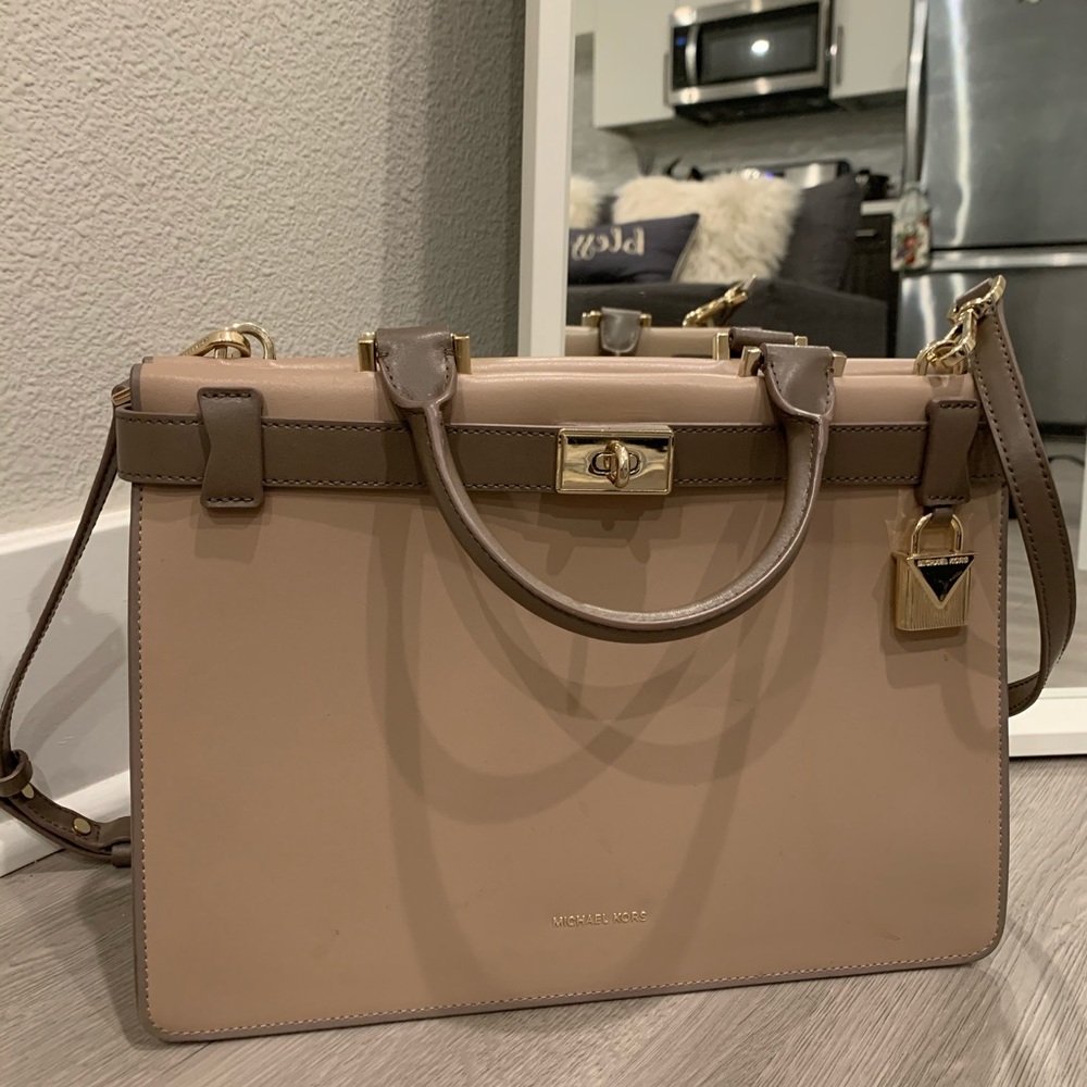 Tan Michael Kors purse